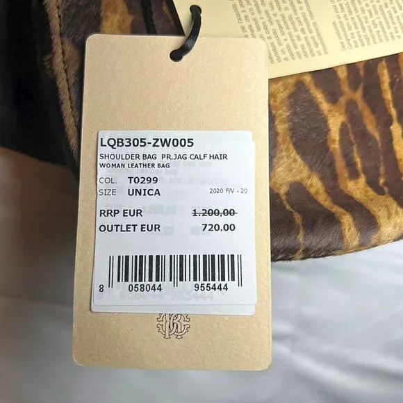 Roberto Cavalli European Collection Calf Hair Shoulder Bag With Deco Hardware - Picture 11 of 13